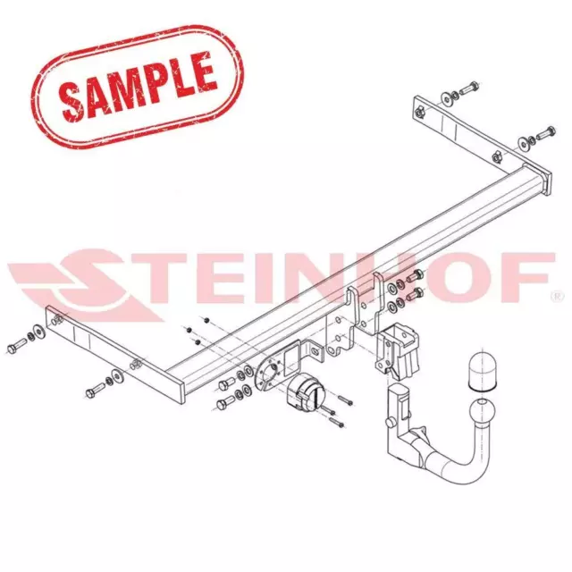 Steinhof Automatic Detach Towbar (Vertical) for Hyundai ELANTRA Saloon 2015-2020