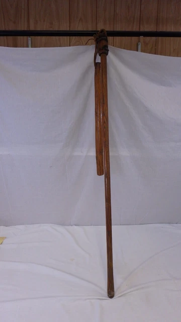 Antique Primitive Wood Flail Grain Threshing Tool ~ Primitive Farmhouse Decor