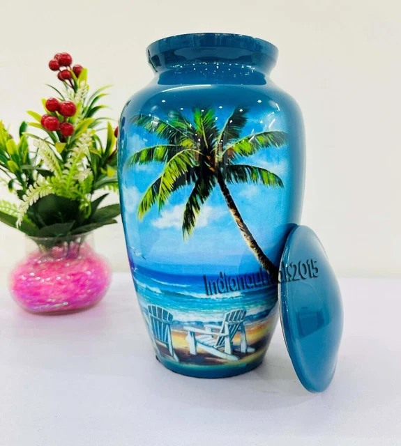 Urns For Human Ashes, Beach Urn,Burial Urn for Ashes Ocean Urn, Urn for Ashes