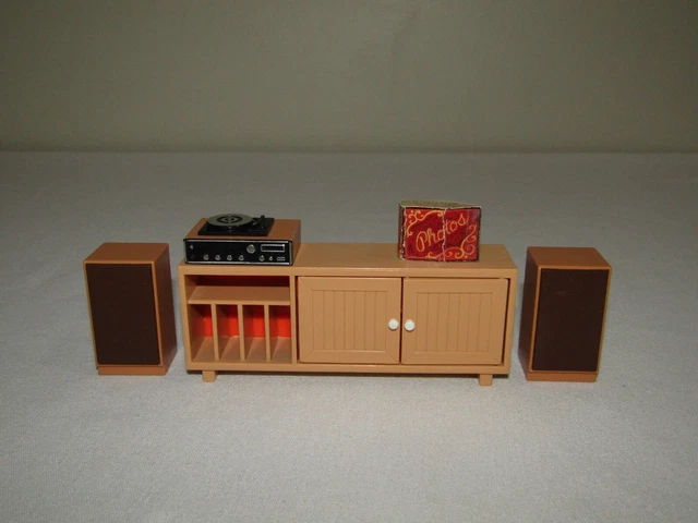 VINTAGE SHORT HOMES Dollhouse Stereo Cabinet Record Player Speakers 19 VINTAGE SHORT HOMES Dollhouse Stereo Cabinet Record Player Speakers 19