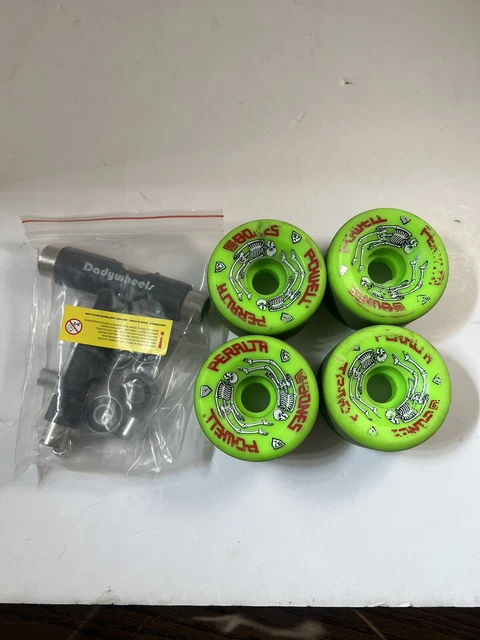 Powell Peralta G-Bones 64mm  reissue wheels Green With Tool