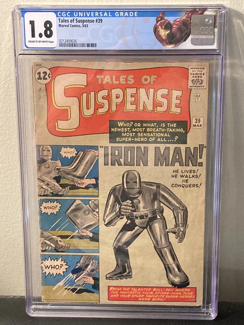 Tales of Suspense #39 CGC 1.8 1st Appearance & Origin Iron Man