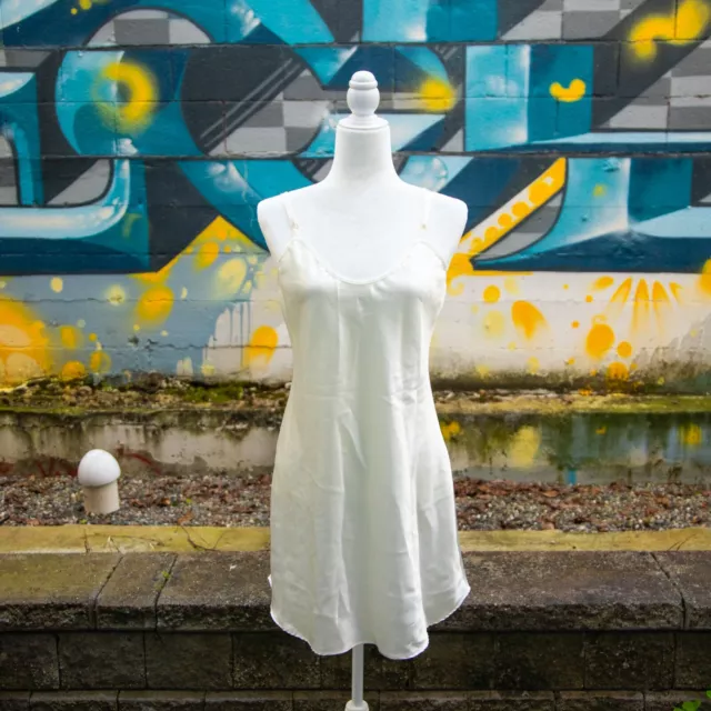 WOMEN'S WHITE SLIP Dress $20.00 - PicClick