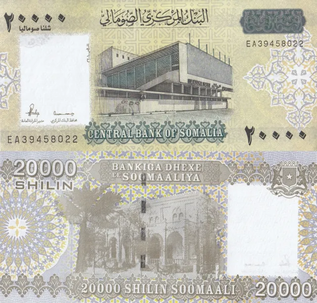 Somalia 20000 Shillings 2010 2023 (2024) P 42 P New UNC