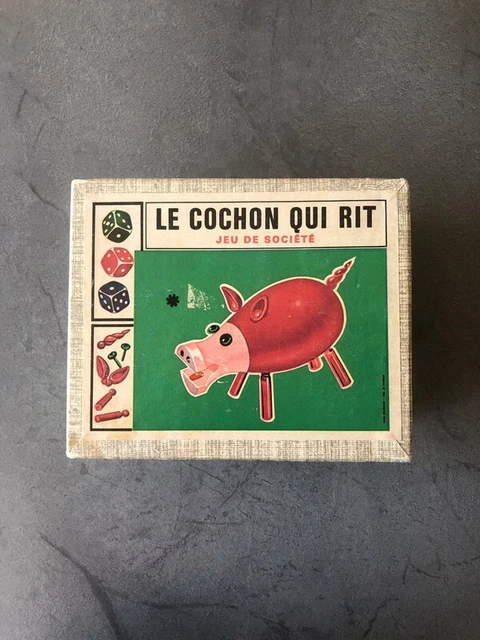 Jeu Ancien 'Le Cochon Qui Rit' - Version 2 Joueurs - Complet Et En Superbe état - Occasion
