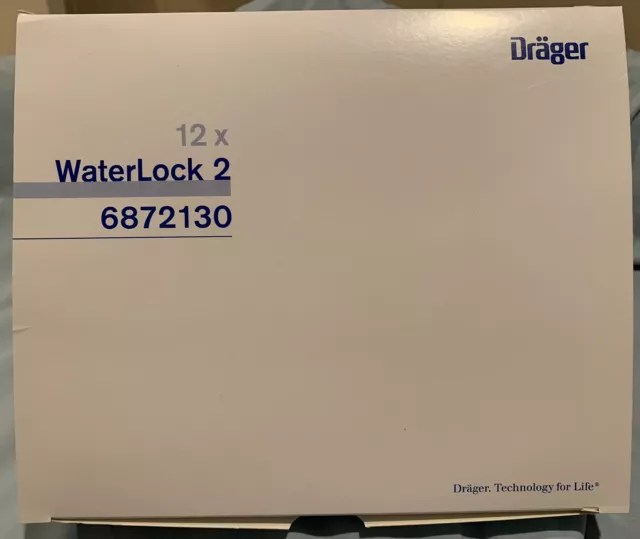 Drager WaterLock 2 #6872130 Set Of 3 Boxes -New -
