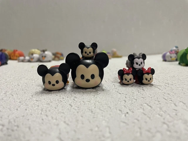 Disney Tsum Tsum Mickey And Minnie With Rare Grey Minnie Figures - 6