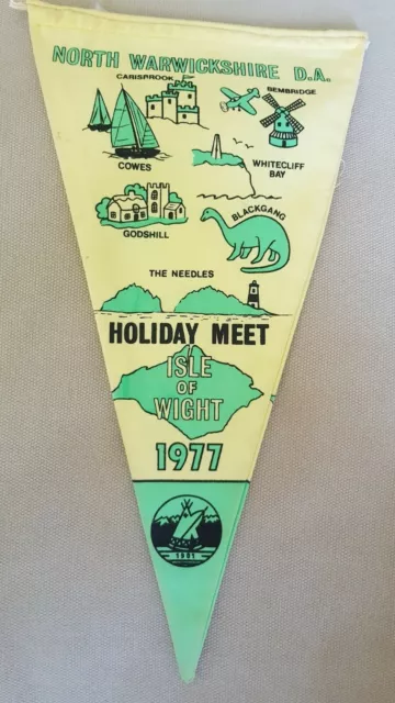 Vintage Camping Caravan Club Pennant