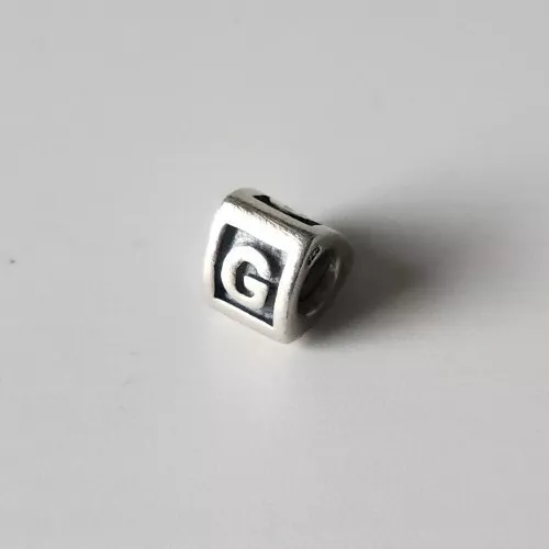 Pandora Initial Letter G Charm - Sterling Silver 925 ALE 790323G