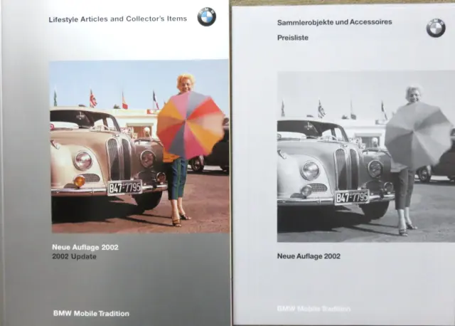 BMW Mobile Tradition 2002 Sammlerobjekte und Accessoires Prospekt Brochure