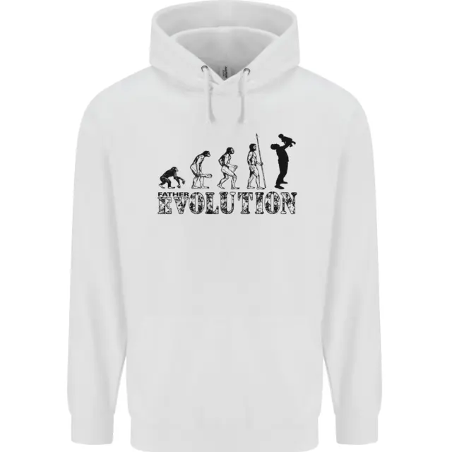 Father And Son Evolution Fathers Day Dad Childrens Kids Hoodie