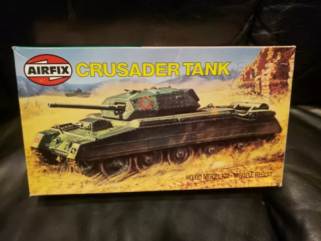 Airfix Crusader Tank HO/OO scale model kit.