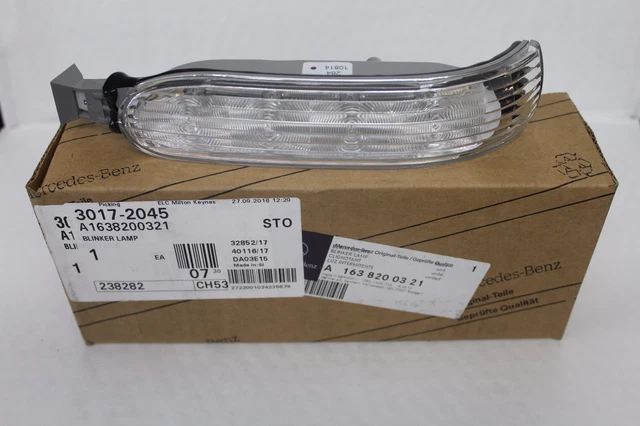 Genuine Fiat 500 & 500C Abarth Side Repeater Indicator Lamp Lens - New Pair (Part #51825157), 12 Month Warranty