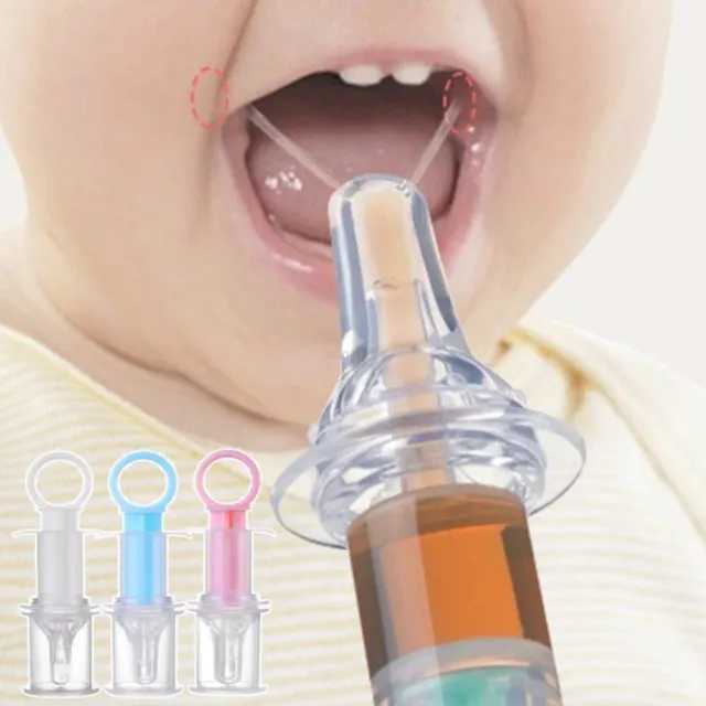 2pcs BPA Free Baby Medicine Dropper Utensils Infant Nipple Syringe  Baby
