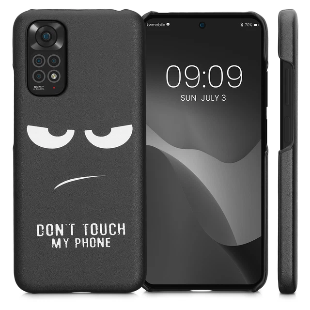 Coque rigide pour téléphone Xiaomi Redmi Note 11 Note 11S en similicuir kwmobile