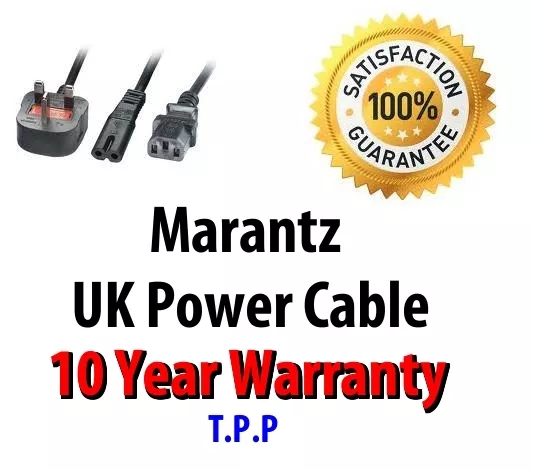 GENUINE UK Mains Power Lead Cable Cord For Marantz Audio Visual Music Equipment