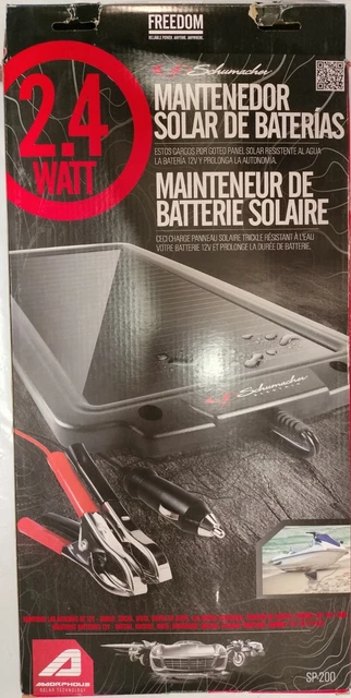 Schumacher Automotive 12-Volt Portable Solar Battery Charger And Maintainer Schumacher Automotive 12-Volt Portable Solar Battery Charger And Maintainer