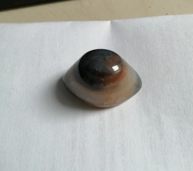 Œil De Shiva Pierre De Protection En Agate Naturelle - OxcmoBijoux