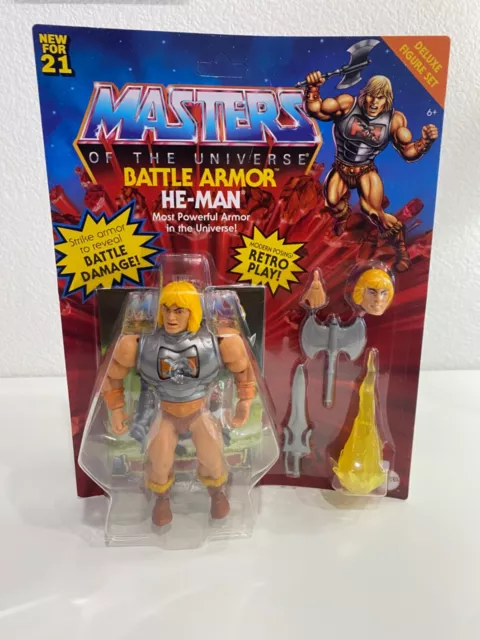 Masters of the Universe Origins Battle Armor He-Man Action Figure