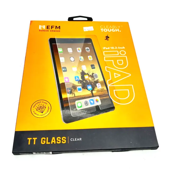 EFM True Touch Glass Screen Protector for iPad 10.2-inch iPad 7, iPad 8, iPad 9