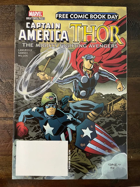 Captain America Thor The Mighty Fighting Avengers #1 Marvel Comics 2011 NM FCBD