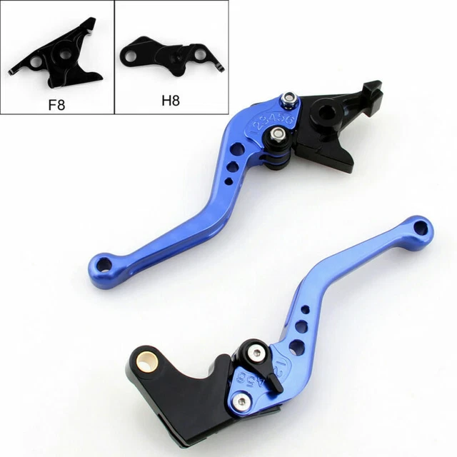 Leviers De Frein Et D'embrayage Réglables Pour Kawasaki Ninja 650R, ER-6, VERSYS, ZX-6, W800 – Aluminium T6061-T6, 6 Positions, CNC – Anodisé