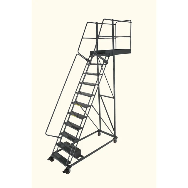 Ballymore Rolling Ladder Overall Height 150 in Steps 11 Cap 300 lb