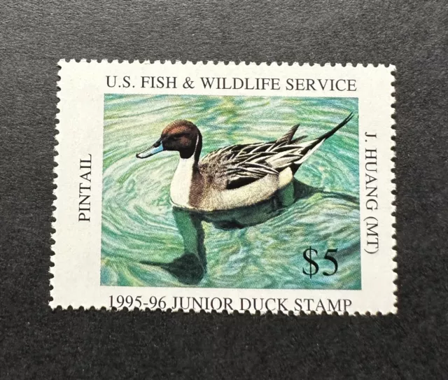 WTDstamps - #JDS3 1995 - US Junior Duck Stamp - Mint OG NH