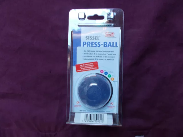 Sissel Press Ball blau medium Das Fit-Training für Hand und Unterarm