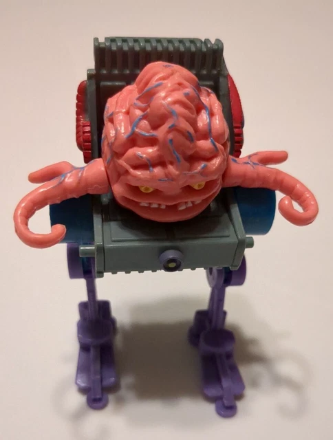 Vintage 1989 Teenage Mutant Ninja Turtles Krang And Robotic Chair Figure TMNT