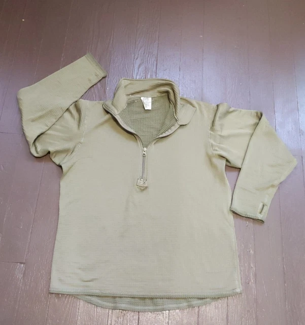 USGI Level 2 Coyote Brown Size Medium Top Waffle ECWCS shirt