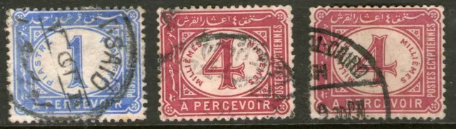 Egypt - 1889 3 Postage Dues - Used