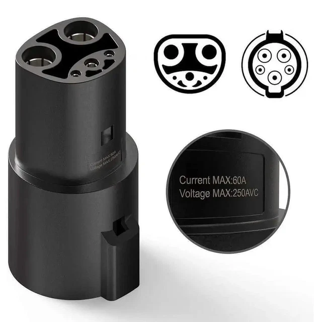 Adattatore di ricarica universale 60 Amp 250 V J1772 a Tesla adatto per Tesla modello 3 X Y S