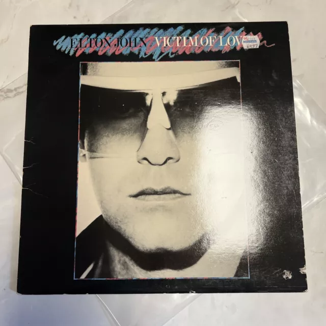 Elton John Album Victim Of Love Lp 12” Vinyl 1979 Eltons Disco VG+