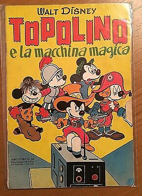 Albo d'oro Disney n°58 "Topolino e la macchina magica" Originale Mondadori 1953