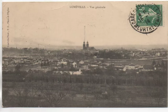 LUNEVILLE - Meurthe et Moselle - CPA 54 - belle vue generale
