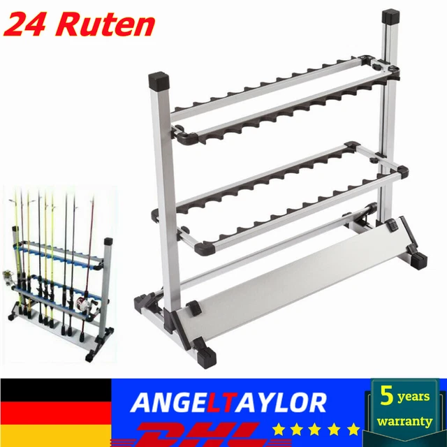 Angelrute Halterung Angelausrüstung Angelrutenhalterung Angelrutenhalter 24Ruten