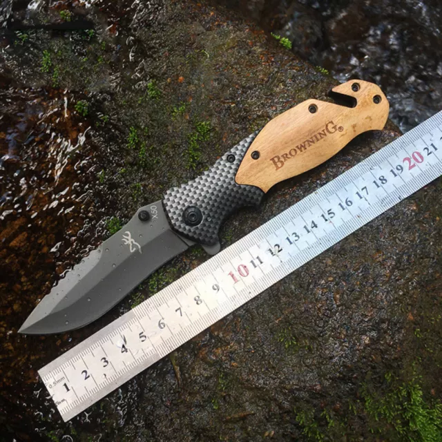 095 Browning Folding Knife X50 Outdoor Pocket Knife Camping Hunting Survival