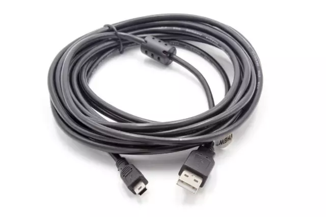 Câble USB 5m pour Panasonic HDC-HS300, HDC-HS700, HDC-HS80