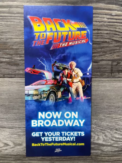 Back To The Future, Flyers, Winter Garden Theatre