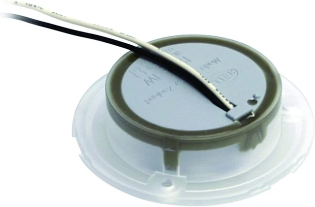 0502 Series' Slim Line Blue 12V DC Round Soft LED with Polished SS Rim