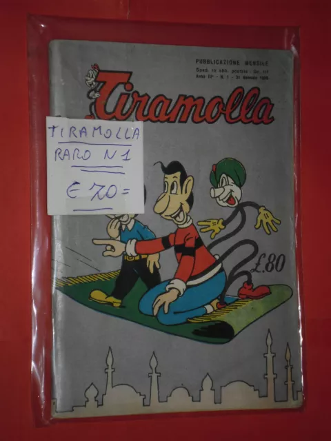 Tiramolla Del 1955  N°1 -Edizioni Alpe Milano-Caregaro- Raro Anno Iii