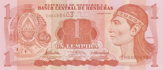 Honduras 1 Lempira (6.5.2010) - p89b UNC 2