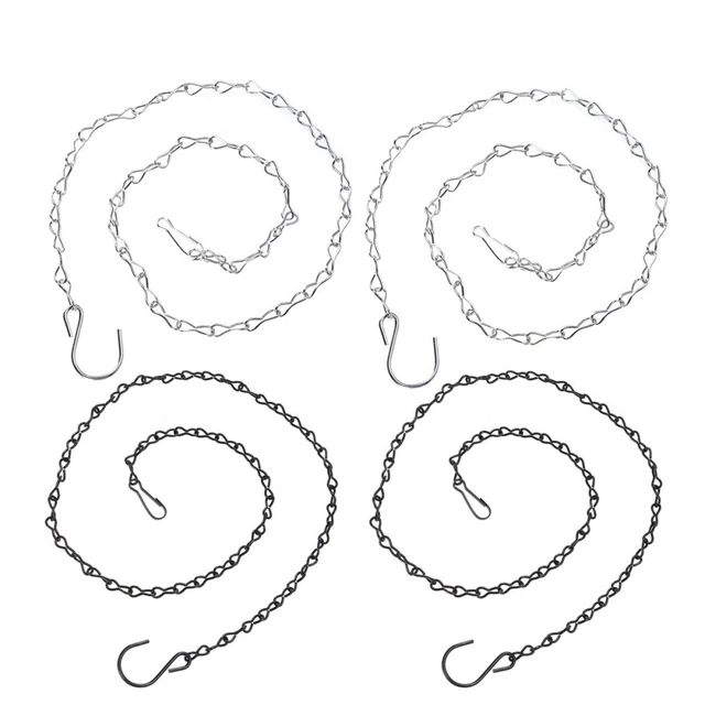 4 Pcs Hängende Kette Für Feeder 35-Zoll-Kette Vogelfütterer Anlage Pflanze