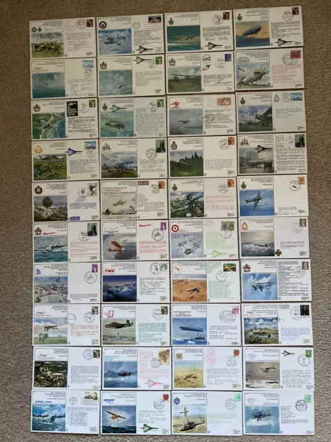 41 RAF Covers, COMPLETE SET - FIRST FLIGHT SERIES "FF" ~ Cover No's FF1A - FF40