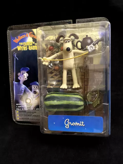 New Wallace And Gromit Action Figure Toy Curse Were-Rabbit Mcfalane 2005