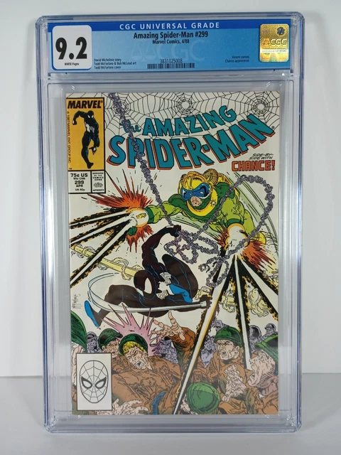 Amazing Spider-Man (1963) #299 CGC 9.2 White Pages Venom Cameo Todd McFarlane