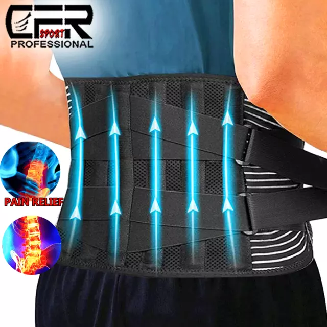 LUMBAR LOWER BACK Support Brace Posture Orthosis Pain Relief Belt for ...