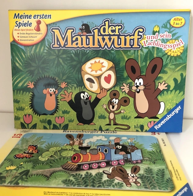 **Top! Der Maulwurf und sein Lieblingsspiel & Puzzle Ravensburger ab 3 Jahre