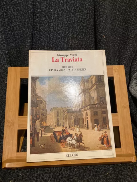Verdi La Traviata partition chant piano éditions Ricordi